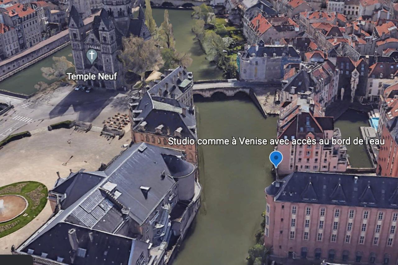 Romantique "Comme A Venise" Au Bord De L'Eau Avec Parking Metz Zewnętrze zdjęcie