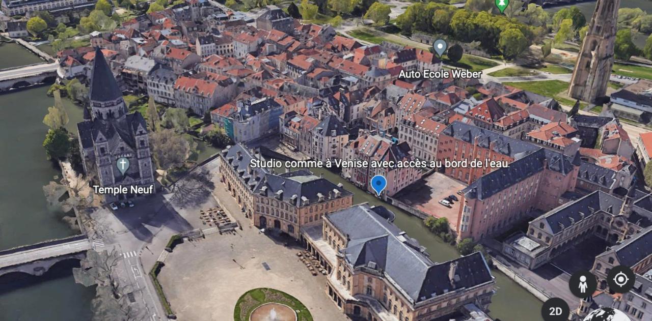 Romantique "Comme A Venise" Au Bord De L'Eau Avec Parking Metz Zewnętrze zdjęcie