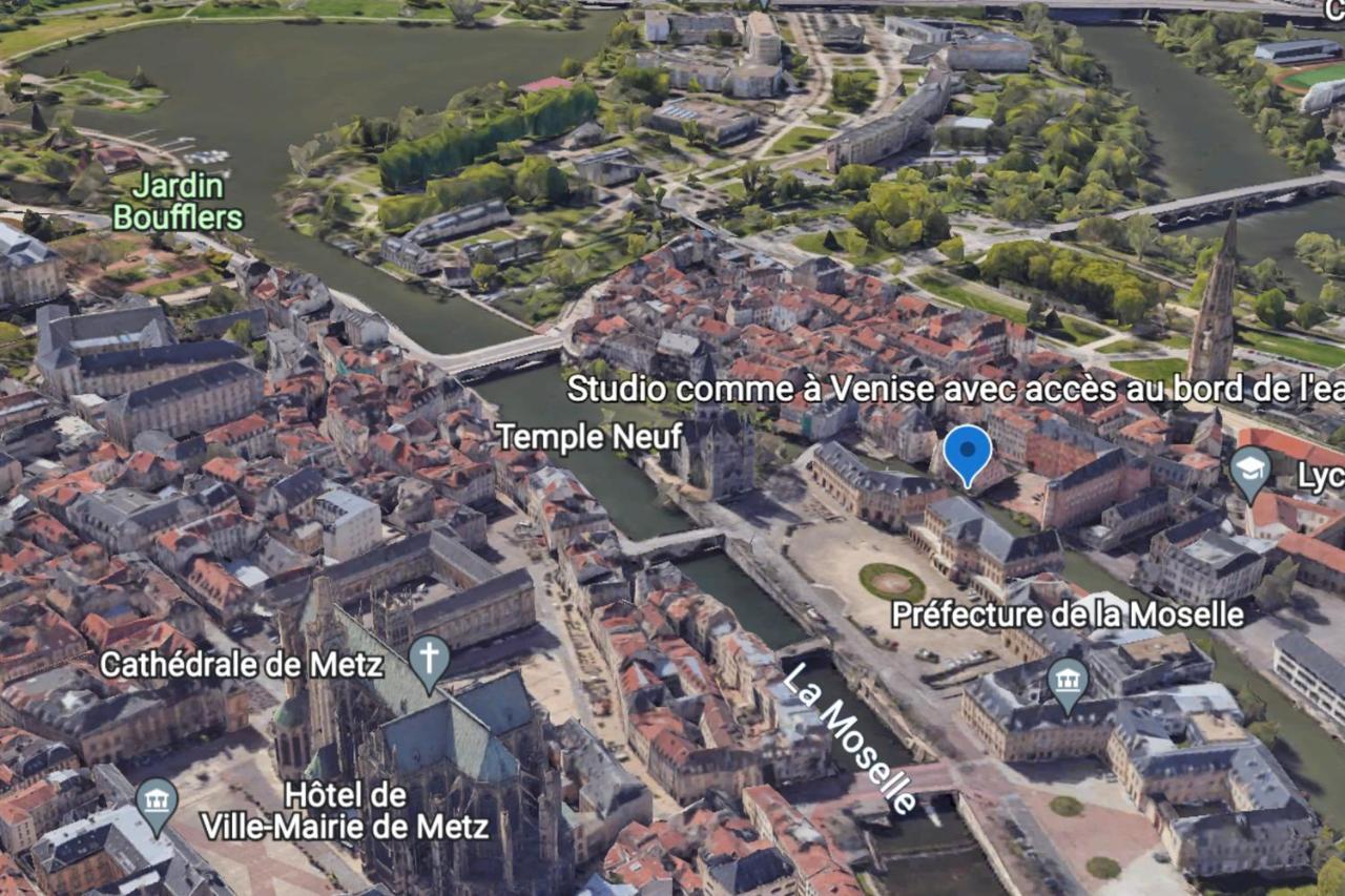 Romantique "Comme A Venise" Au Bord De L'Eau Avec Parking Metz Zewnętrze zdjęcie
